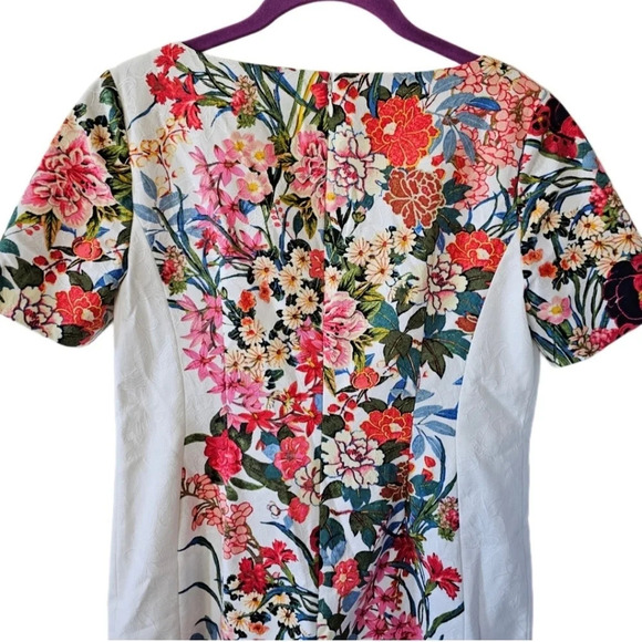 Adrianna Papell Floral Shift Dress NWOT - Picture 6 of 9